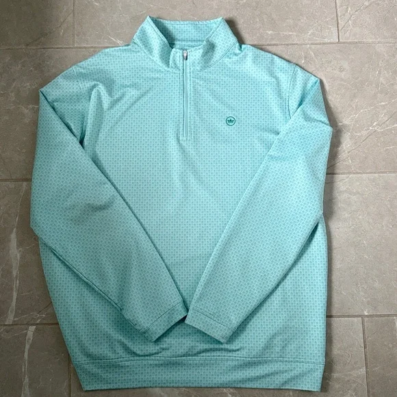 Peter Millar Perth Pina Skullada Performance Quarter-Zip Golf Pullover Men’s XL - Picture 2 of 9